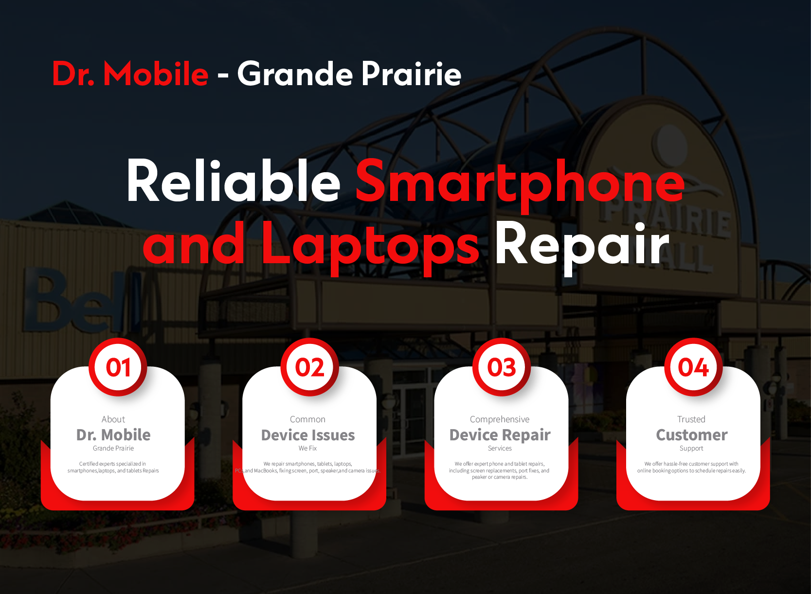 Reliable Smartphone and Laptops Repair in Grande Prairie,Affordable Repairing for All Devices